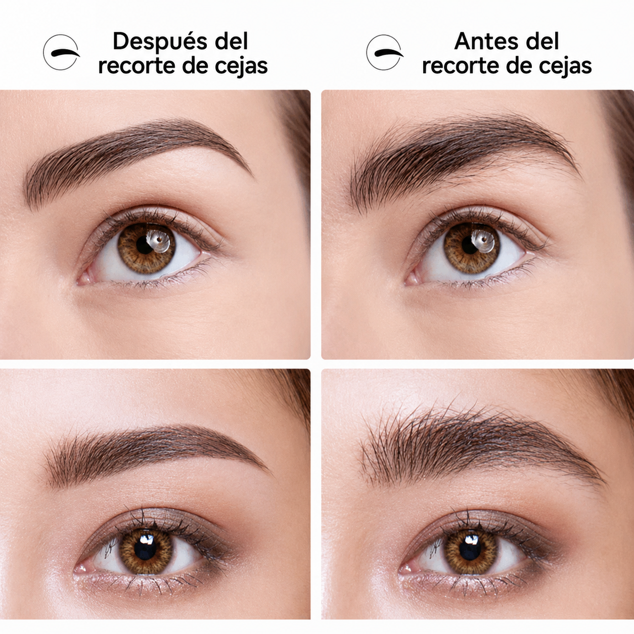 Depiladora facial 2 en 1 | Efecto purpurina